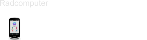 Radcomputer GARMIN Edge 1030